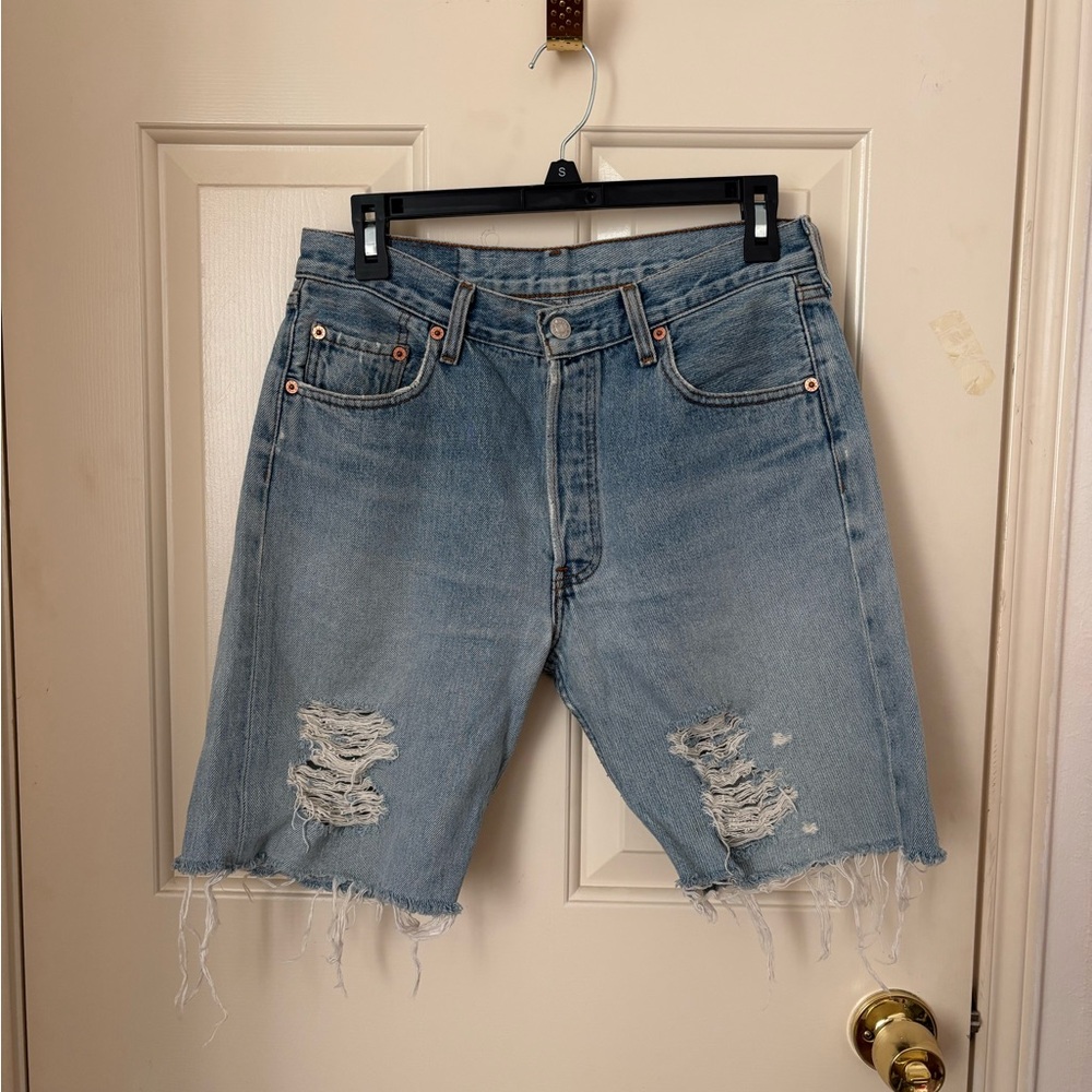 Levi's 501 Light Blue Denim Jeans